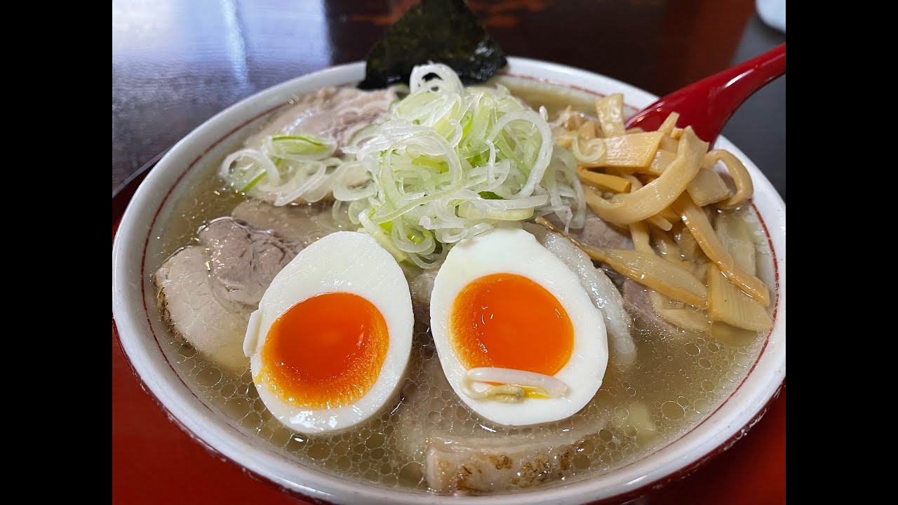 麺屋 猿神 チャーシュー麺大盛り - YouTube