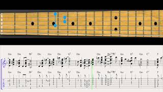 Georgia On My Mind | Solo Jazz Guitar Tab (기타악보)