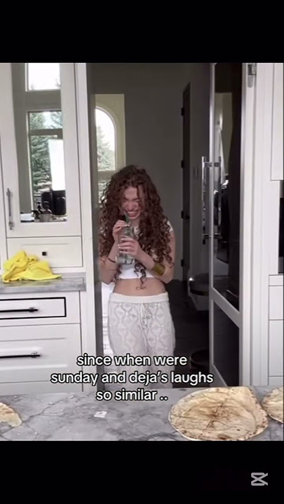 Wait..Deja and Sunday have the SAME laugh?😱 #kalogerasisters #sisters #kalogeras #curlyhair #funny