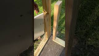 How to build a California Corner (Part 1) #carpentry #howto #tips #stud #shorts