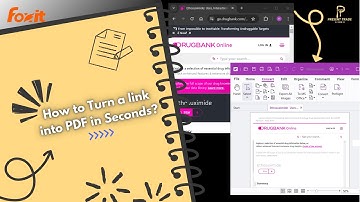 Foxit: 002  - How to Turn a Link into a PDF in Seconds? #pdf #pdfediting