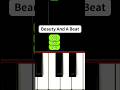 Beauty And A Beat (Piano Tutorial) #treading #piano