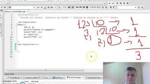Cantidad de dígitos funcion recursiva
