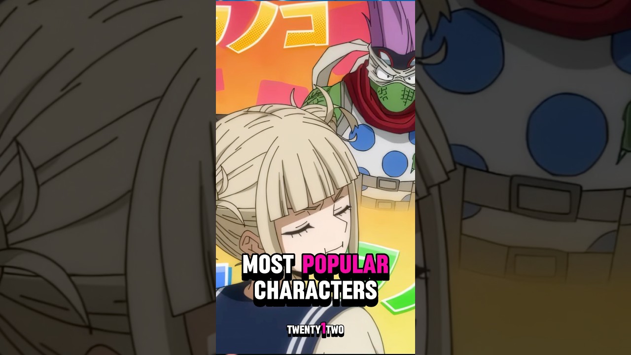 MY HERO ACADEMIA 🔥 TOP 15 MOST POPULAR CHARACTERS FROM THE ANIME AMONG THE FANS ✅ 