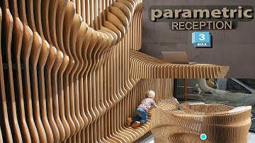 parametric reception | 3ds max modeling | PolySlicer