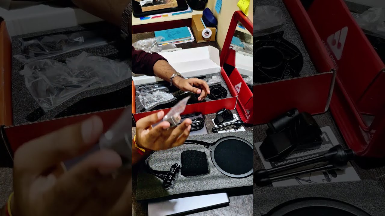 Unboxing New-mic and a New journey💓✨️ 