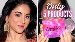 5 products only diwali makeup look