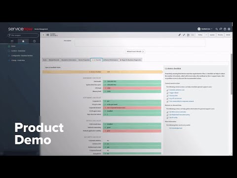 ServiceNow Integration: Populate your ServiceNow platform with Nexthink | Product Demo