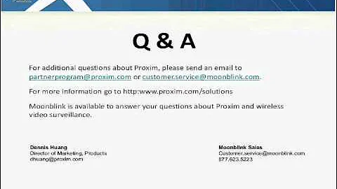 Proxim Delivers Winning Solution for Video Surveillance - Part 4