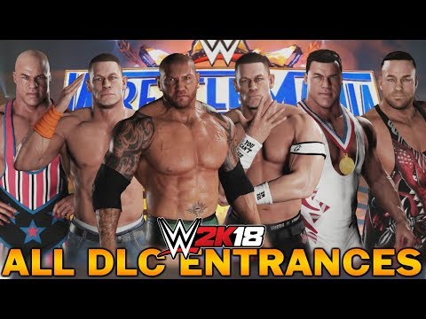 WWE 2K18 All DLC Entrances (Deluxe & Cena (Nuff) Collector's Edition)