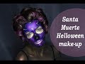 Santa Muerte. Helloween make-up. Video. Видео урок. Макияж на Хеллоуин. Сахарный череп.