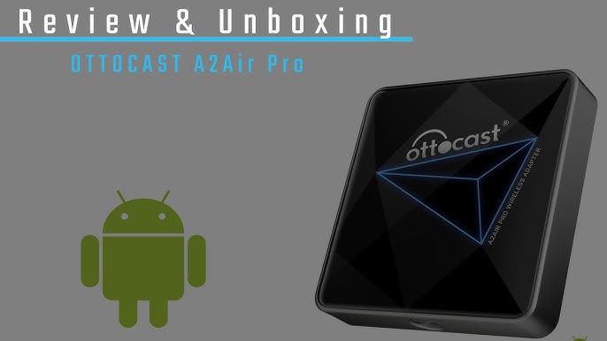 OTTOCAST Android Auto Inalámbrico Adaptador Wireless A2air Pro