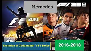 Evolution of Codemasters F1 Series |Mercedes - Part 3 |2016 - 2018
