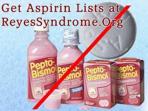 Aspirin reyes syndrome