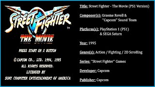 Street Fighter: The Movie (PS1) [Soundtrack in FULL HD \u0026 320 KBPS]