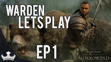 ESO Morrowind: Warden Lets Play Ep 1