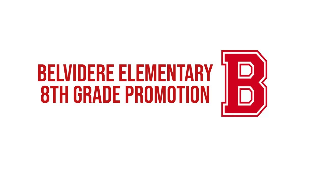 Belvidere Elementary School 8th Grade Promotion YouTube