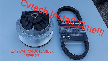 cvtech clutch installed on a 2019 Can am outlander 1000r xt.