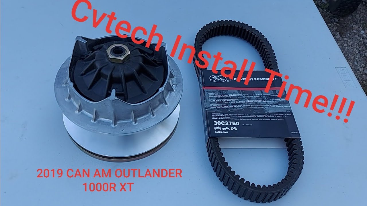 Cvtech Clutch Installed On A 2019 Can Am Outlander 1000r Xt - Youtube