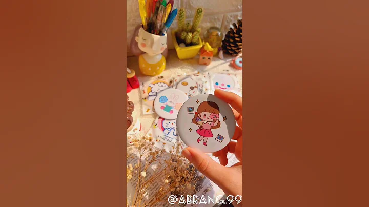 Cute pocket mirrors🫠🫶🩷 #cute #gift #stationery #craft #mirror #stationery #cute sara stationery