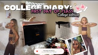 COLLEGE DIARY VLOG ♡|FDOC college editionGRWM, OOTD, skincare, chit chat, new friends||Alissamorgen