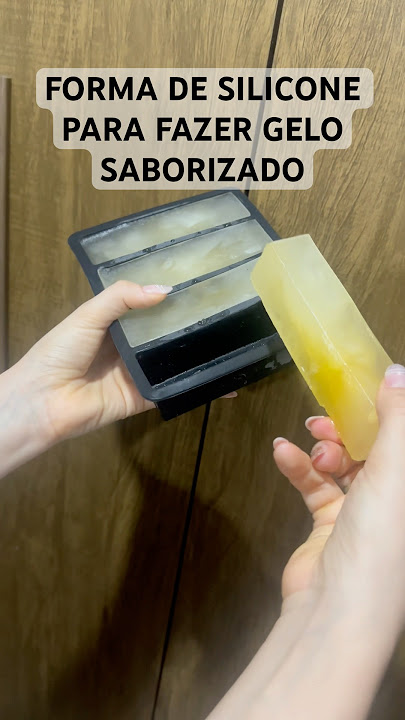 Forma de silicone para fazer gelo de sabor #drink