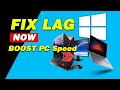 Fix Windows 10 /11 Lag in Minutes! Ultimate Speed Boost Quick Fix