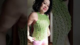 Regata de Crochê Estilo Nadador. Vídeo aqui no canal. #häkeln #crochet #crochê #regatadecroche Regata de Crochê Estilo Nadador. Vídeo aqui no canal. #häkeln #crochet #crochê #regatadecroche