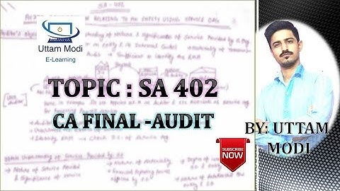 SA 402 | AUDIT FINAL\ IPCC