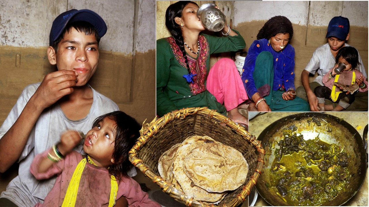 dharme brother's family food || rural Nepal || 