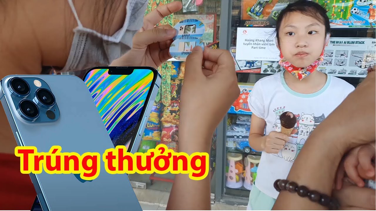phiếu trúng thưởng New Ăn Kem Trúng Thưởng - Anh Gato Vô Cùng Vui Sướng Khi Trong Phiếu Trúng Thưởng Là Điện Thoại Iphone13
