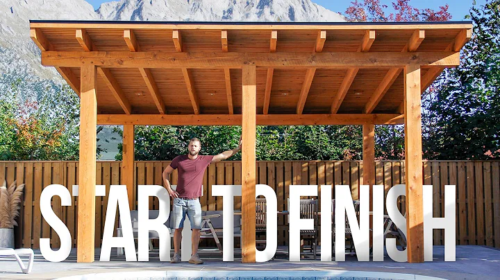 I Built a Massive Timber Frame Gazebo (Covered Pergola) DIY