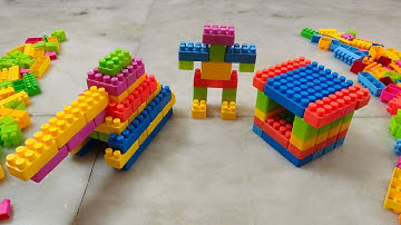 Satisfying DIY House ASMR/ Building Blocks/block game/lego building fun#asmr#buildingblocks#lego
