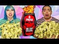 ARCADE CHALLENGE, LOSER EATS WORLD&#39;S HOTTEST CHIP!! PAQUI ONE CHIP CHALLENGE