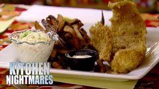 Gordon Ramsay Appalled By English Style Fish & Chips Kitchen Nightmares