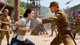 惡霸欺辱美女，怎料下一秒美女掙脫繩索，瞬間反殺！#action #drama #war #kungfu ⚔️ 抗日 | 战争 | Kung Fu