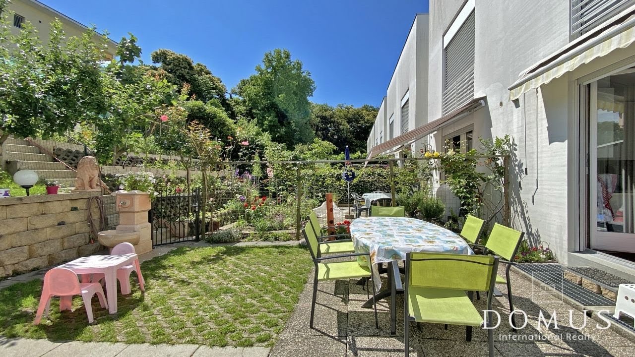 V000438 - Lugano area, casa contigua con giardino e orto privato