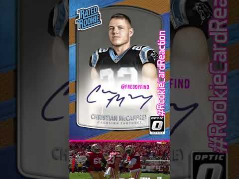 Rookie Card Reaction - @49ers rb Christian McCaffrey unleashes his inner @TheOffice.