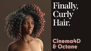 Cinema 4D Tutorial - Curly Hair (Jamaican Bounce Style)