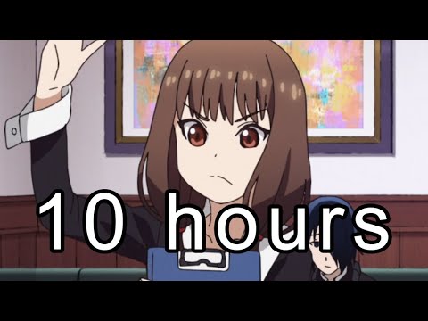 Miko Iino pats Shirogane's desk for 10 hours - YouTube