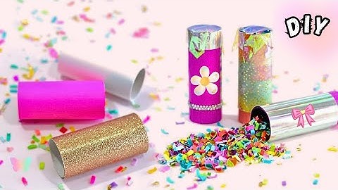 DIY Party Popper | How to Make Party Popper At Home | DIY Confetti Popper | Toilet Paper Roll Craft