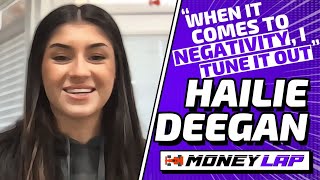 Hailie Deegan: Moving UP in NASCAR & Blocking out the Haters | Money Lap LIVE