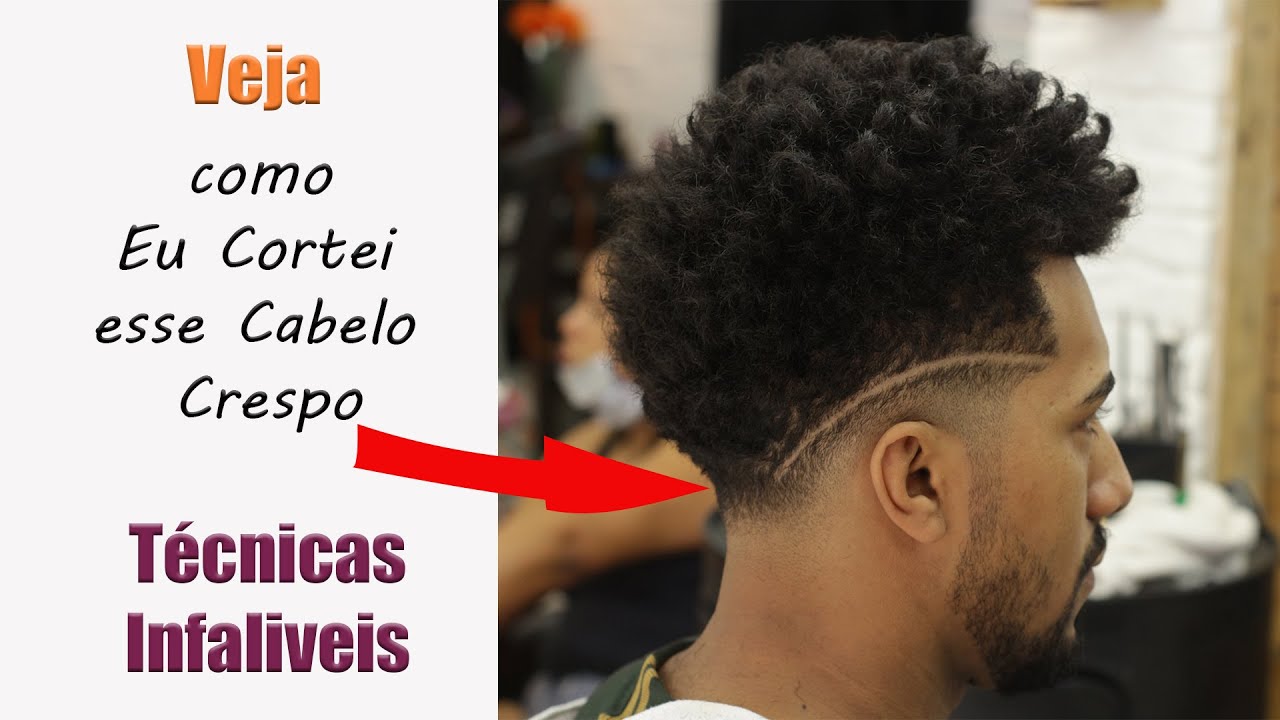 corte cabelo crespo masculino