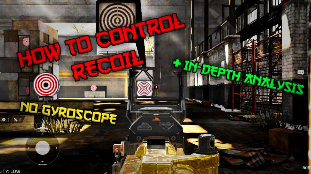 HOW TO CONTROL RECOIL (TIPS AND TRICKS + NO GYROSCOPE) CALL OF DUTY