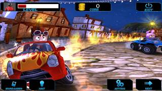 Beach Kart Racing Rocket Ninja - Gameplay Android game - 3D car racing screenshot 2
