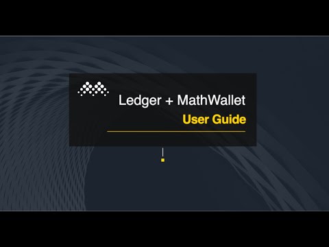 MathTV-23 Ledger + MathWallet User Guide