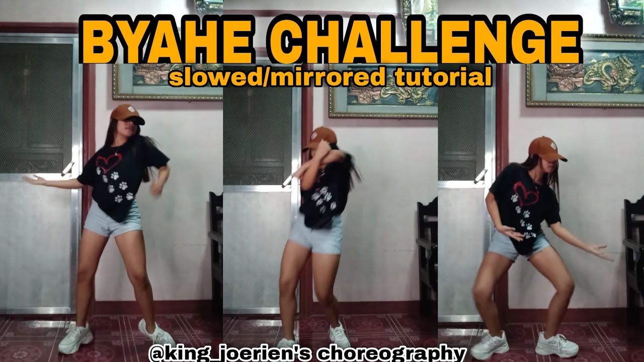 BYAHE CHALLENGE slowed/mirrored TUTORIAL YouTube