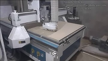 PHILICAM 1325 ATC CNC Router Machine Cabinet Door Processing in Customer
