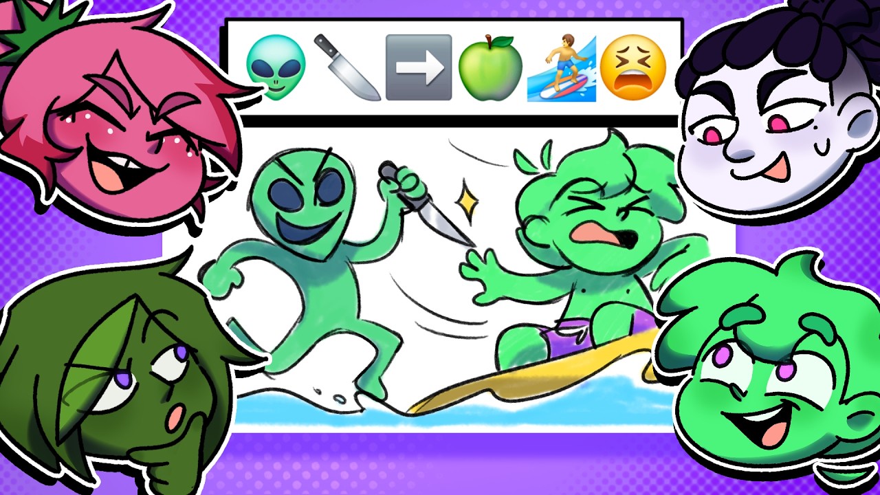 GARTICPHONE MAS SÓ PODE USAR EMOJIS 😭😜😎🤓