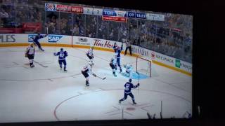 Toronto maple leafs overtime winner - washington capitals.game 3